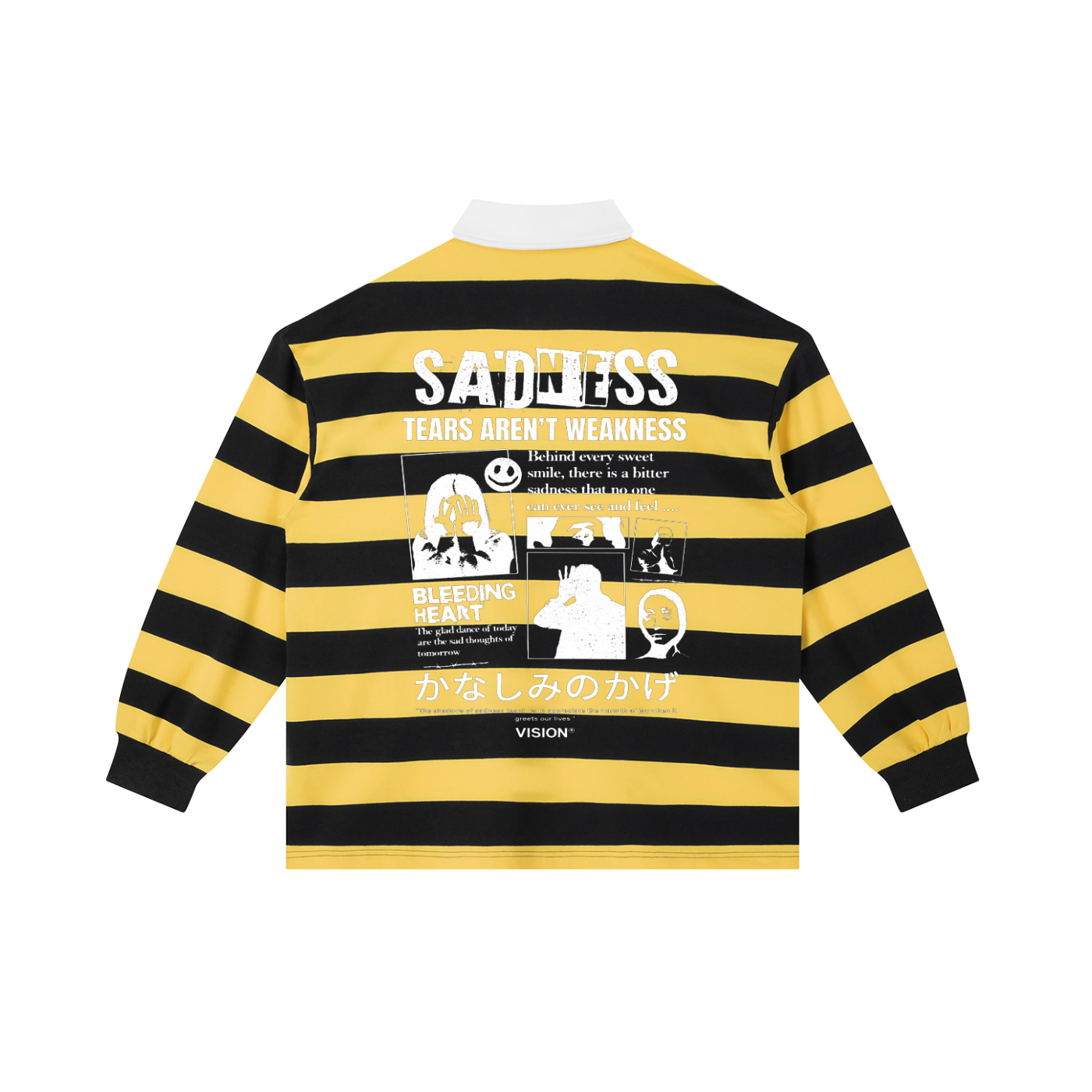 Color Block Stripe Polo Shirt