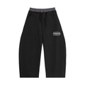 Plaid Waistband Barrel Sweatpants