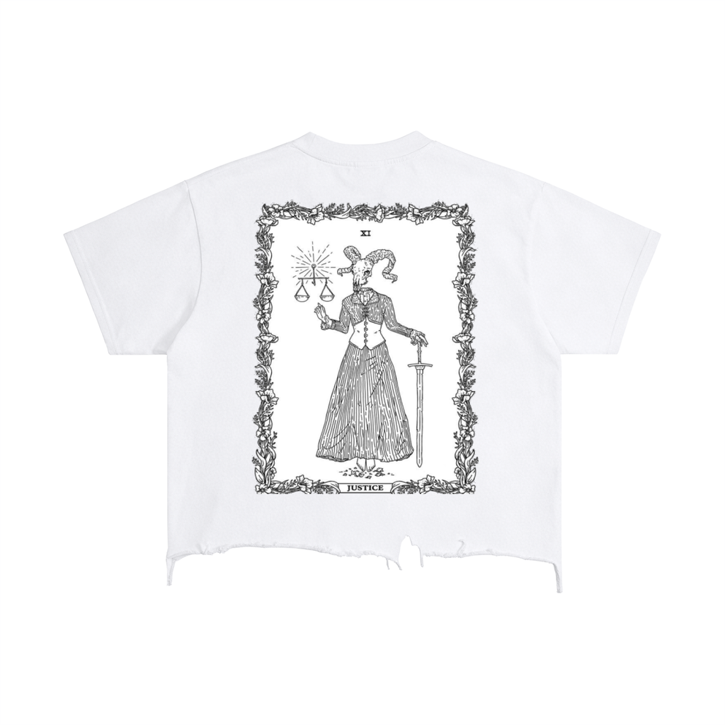 Vintage Wash Boxy Distressed Hem T-Shirt