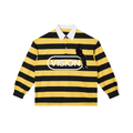 Color Block Stripe Polo Shirt