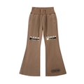 Vintage Washed Flared Fleece Pants