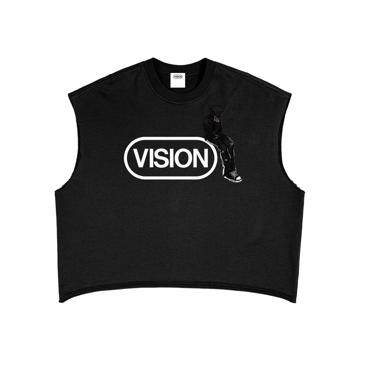 French Terry Boxy Tank Top