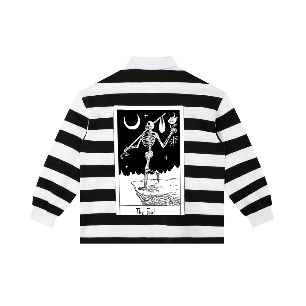 Color Block Stripe Polo Shirt
