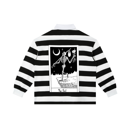 Color Block Stripe Polo Shirt