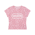 Women’s Leopard Print Crop T-Shirt