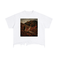Vintage Wash Boxy Distressed Hem T-Shirt
