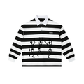 Color Block Stripe Polo Shirt